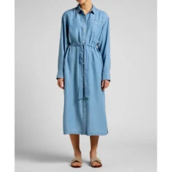 LeeRobe Maxi Femme - Denim Bleu Clair en viscose