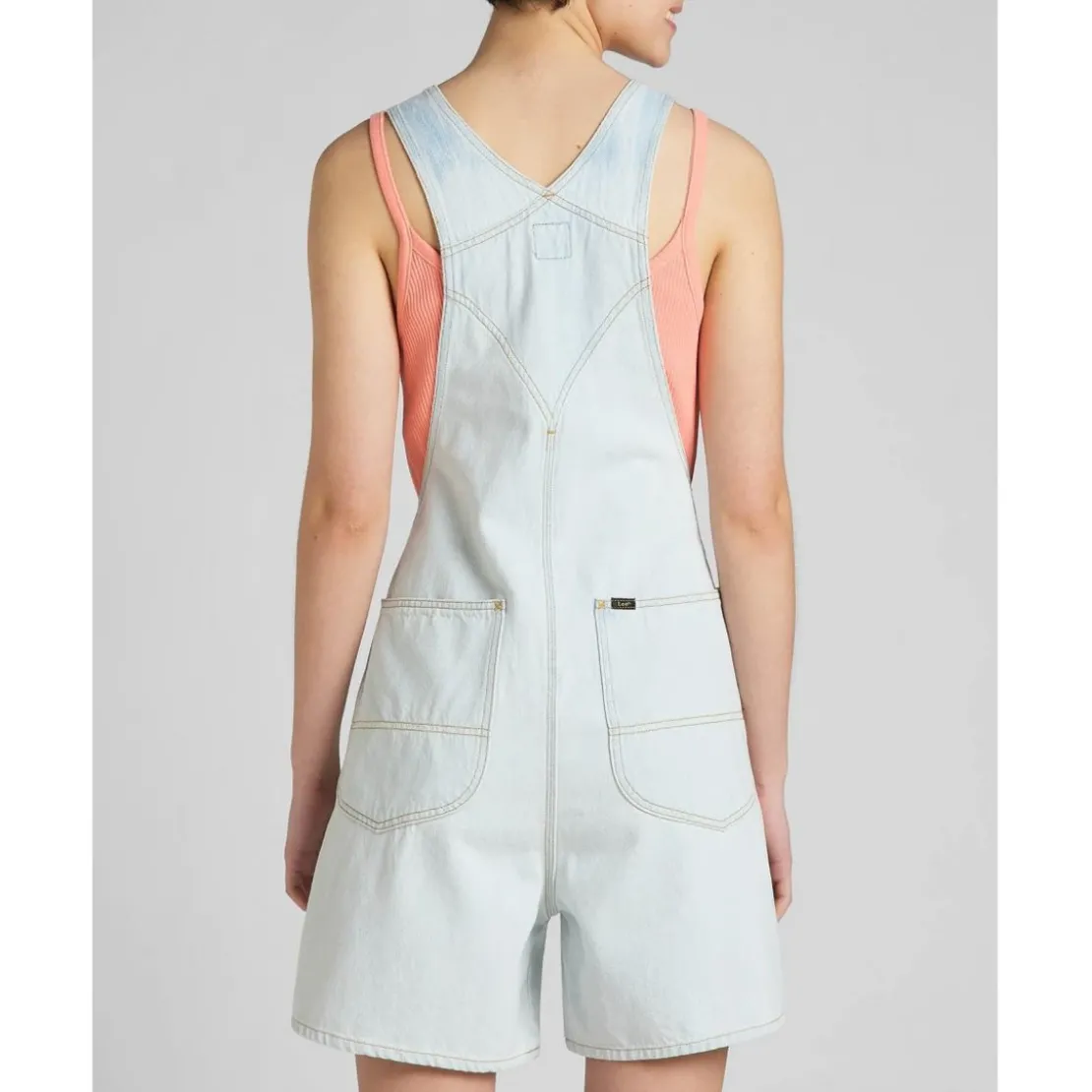 LeeSalopette Femme en Cotonbleu clair