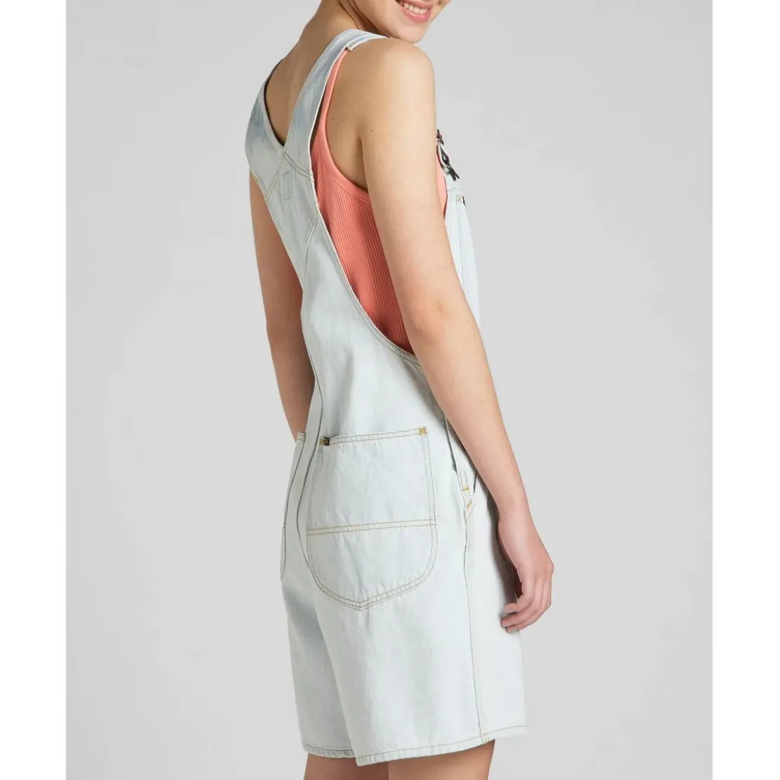 LeeSalopette Femme en Cotonbleu clair
