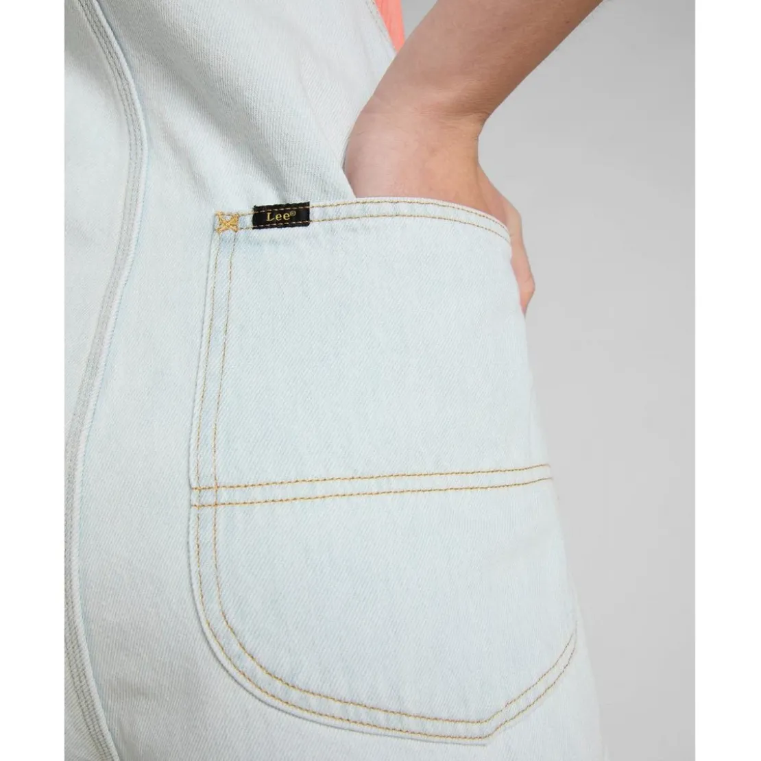 LeeSalopette Femme en Cotonbleu clair