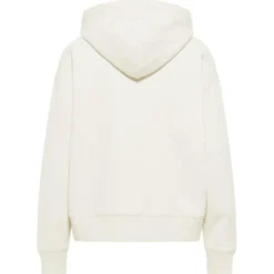 LeeSweatshirt Femme à Capuche - Uni Beige écru en coton