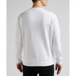LeeSweatshirt Homme WOBBLY LEE - Uni Blanc en coton