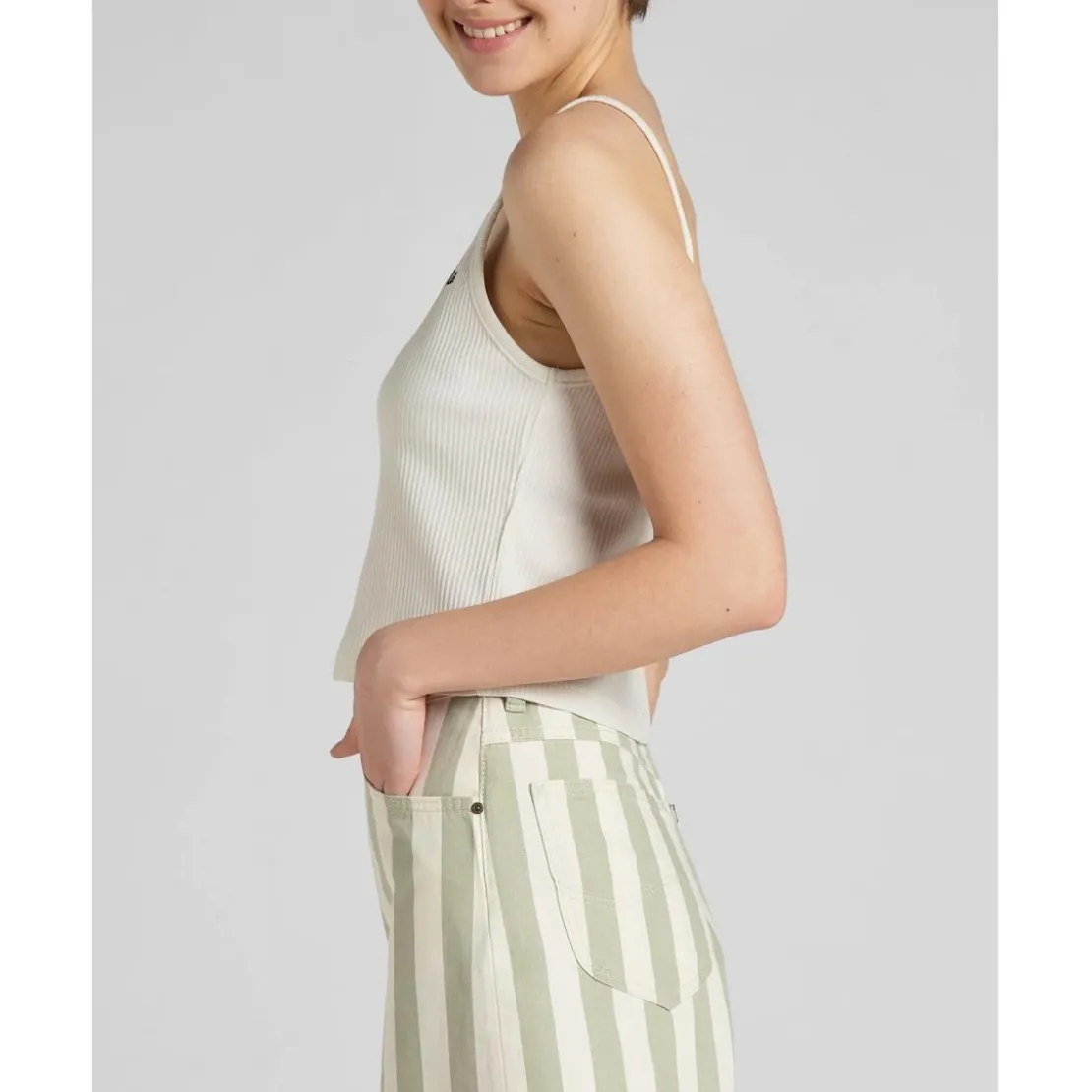 LeeT-Shirt Femme en Cotonécru