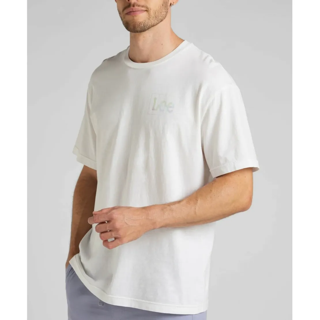 LeeT-Shirt Homme en Cotonblanc