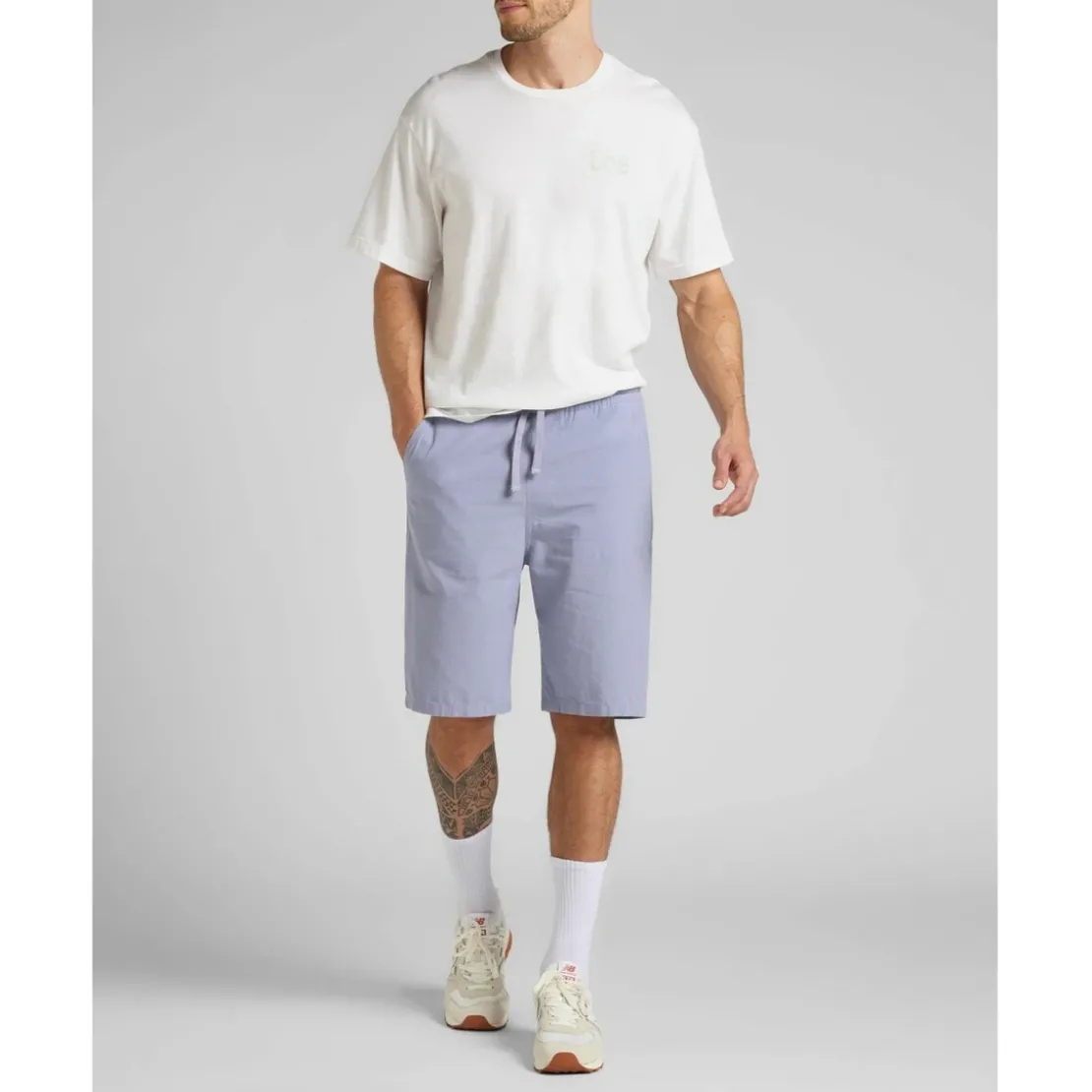 LeeT-Shirt Homme en Cotonblanc