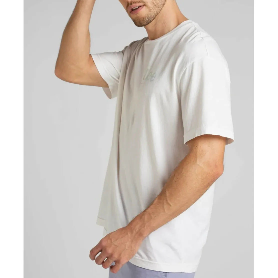 LeeT-Shirt Homme en Cotonblanc