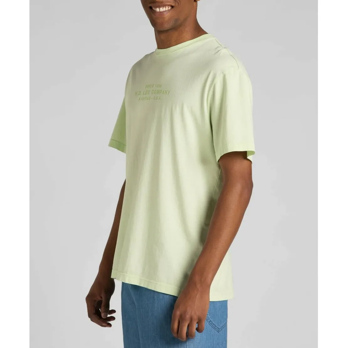 LeeT-Shirt Homme en Cotonvert