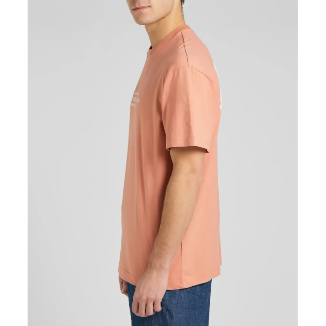 LeeT-Shirt Homme orange en coton