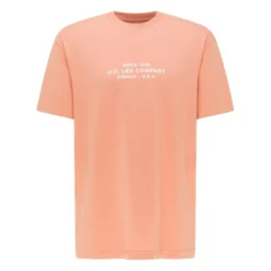 LeeT-Shirt Homme orange en coton