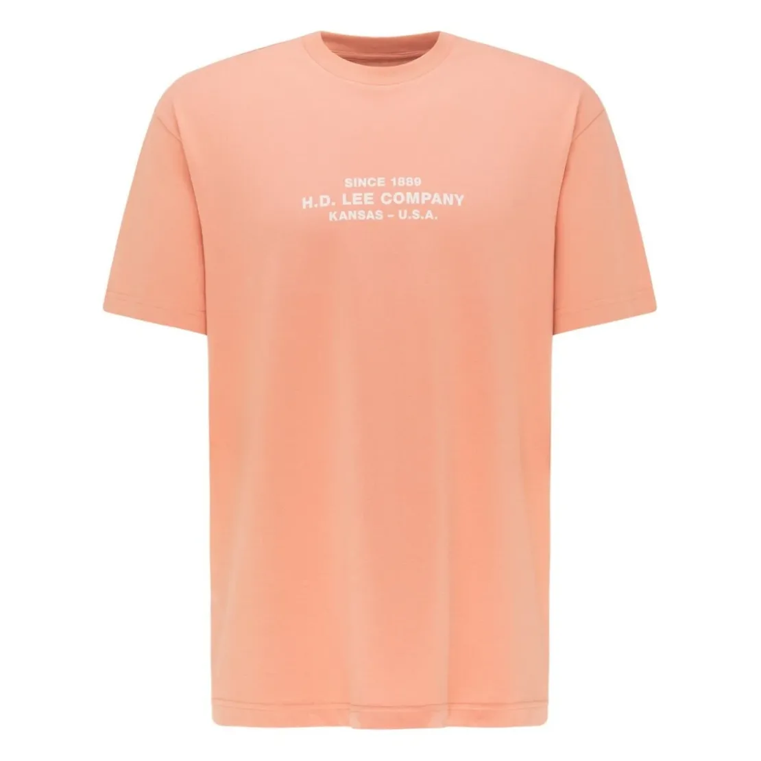 LeeT-Shirt Homme orange en coton