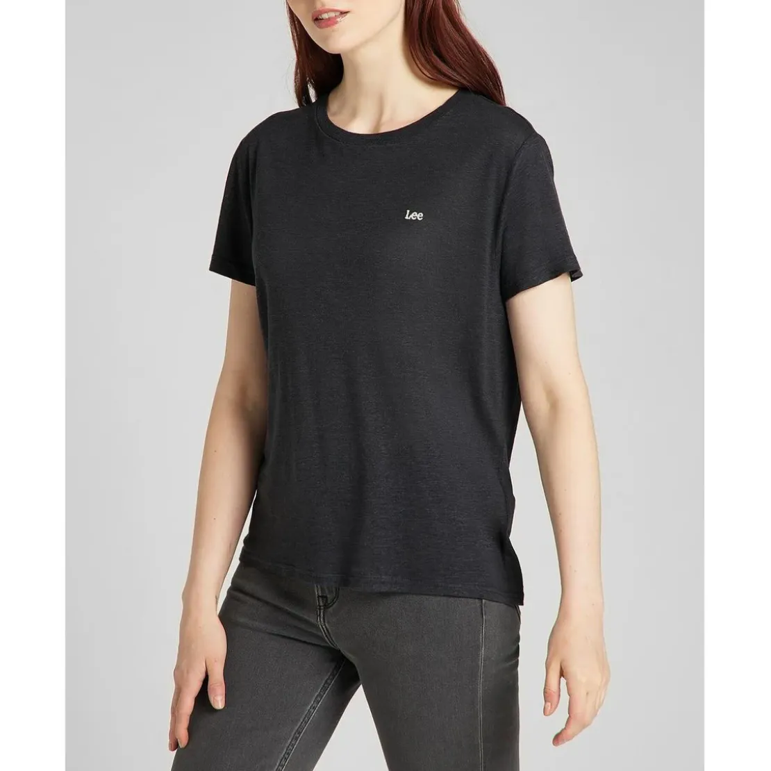 LeeT-Shirt MC Femme Crew Tee noir