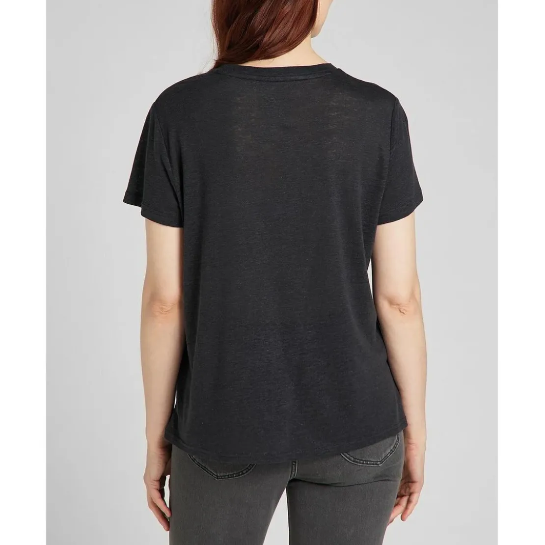 LeeT-Shirt MC Femme Crew Tee noir