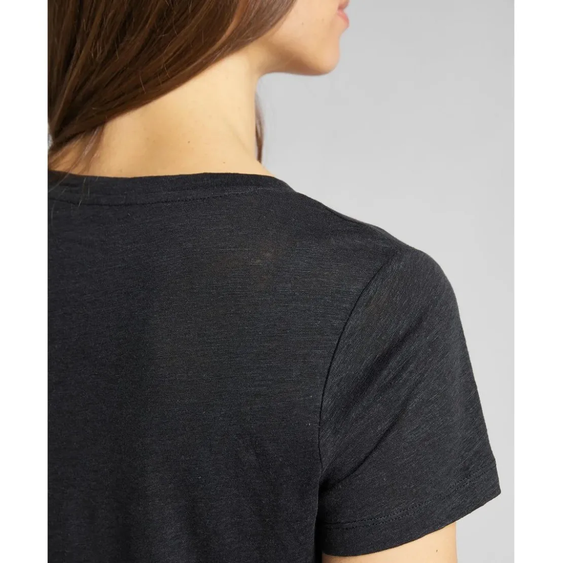 LeeT-Shirt MC Femme V Neck Tee noir