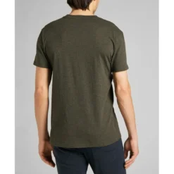 LeeT-Shirt MC Homme Ultimate Pocket Tee vert olive en coton