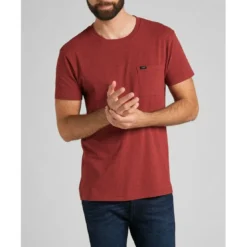 LeeT-Shirt MC Homme Ultimate Pocket Tee brique en coton