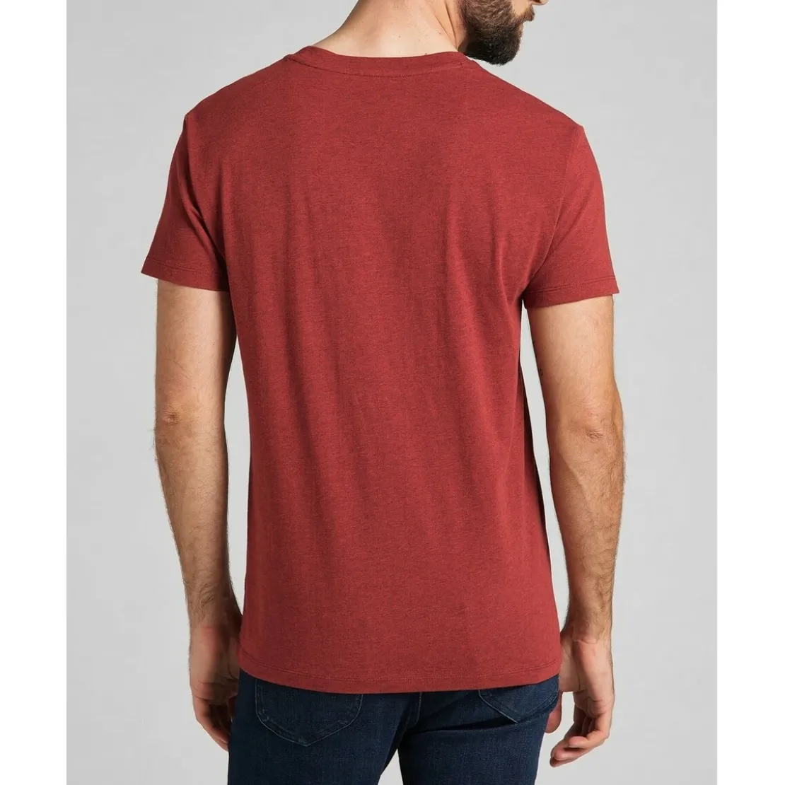 LeeT-Shirt MC Homme Ultimate Pocket Tee brique en coton