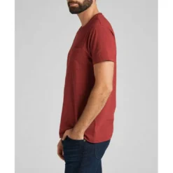 LeeT-Shirt MC Homme Ultimate Pocket Tee brique en coton