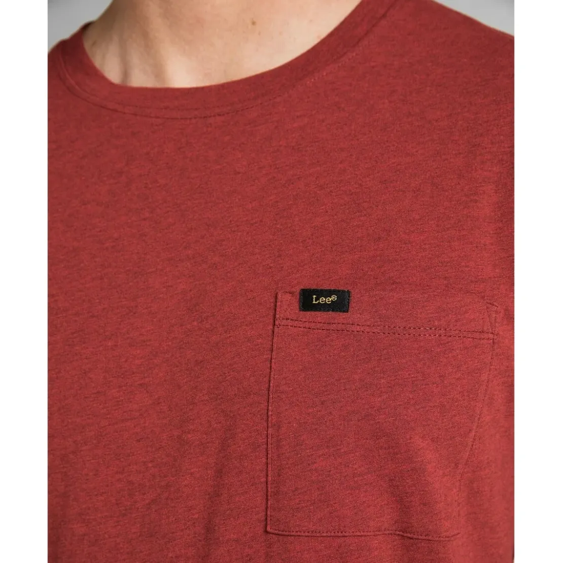 LeeT-Shirt MC Homme Ultimate Pocket Tee brique en coton