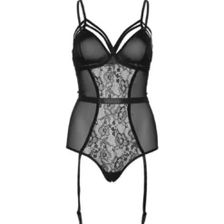 Leg AvenueBody avec porte-jarretelles noir- Seduction