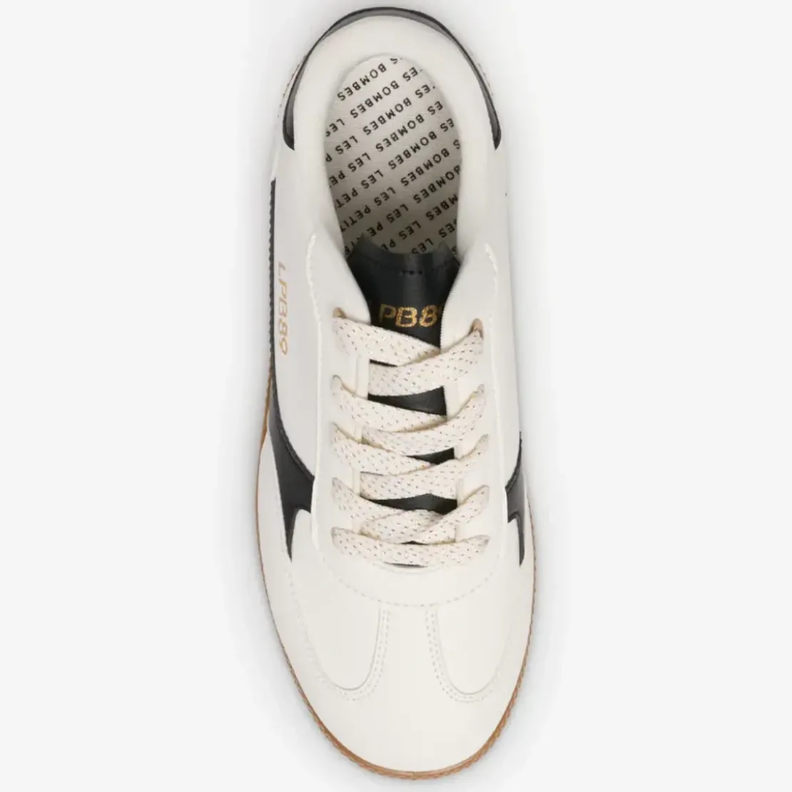 Les Petites BombesBaskets Bicolore noires et blanches
