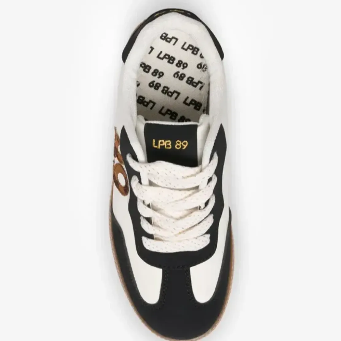 Les Petites BombesBaskets Blanches et Noires blanc;gris