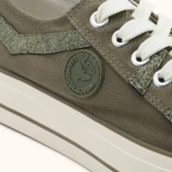 Les Petites BombesBaskets INDIRA kaki foncé