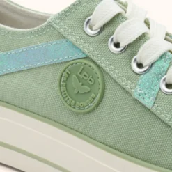 Les Petites BombesBaskets INDIRA vert amande