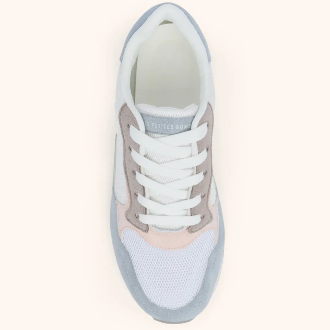 Les Petites BombesBaskets LEXIE blanc