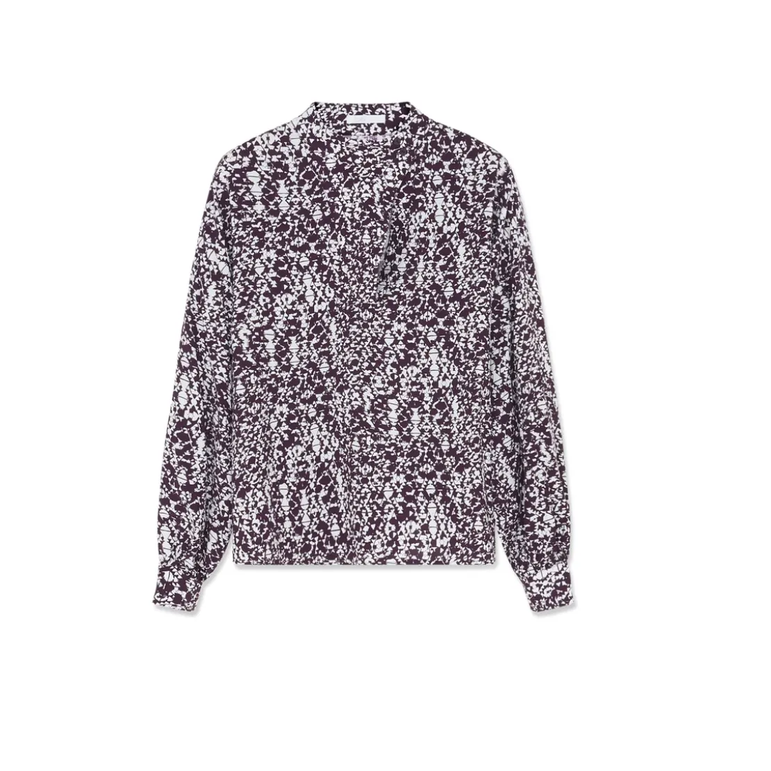Les Petites BombesChemisier imprimé blanc et violet en viscose