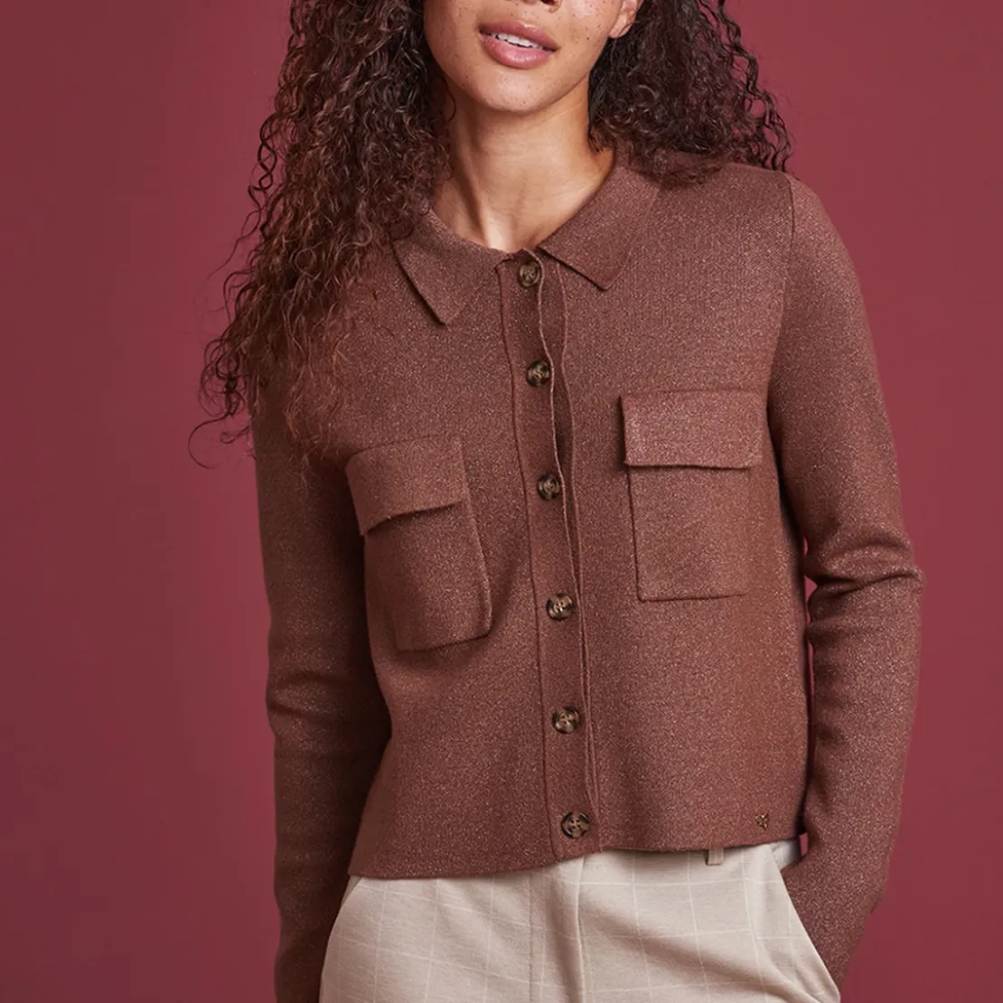 Les Petites BombesGilet chocolat