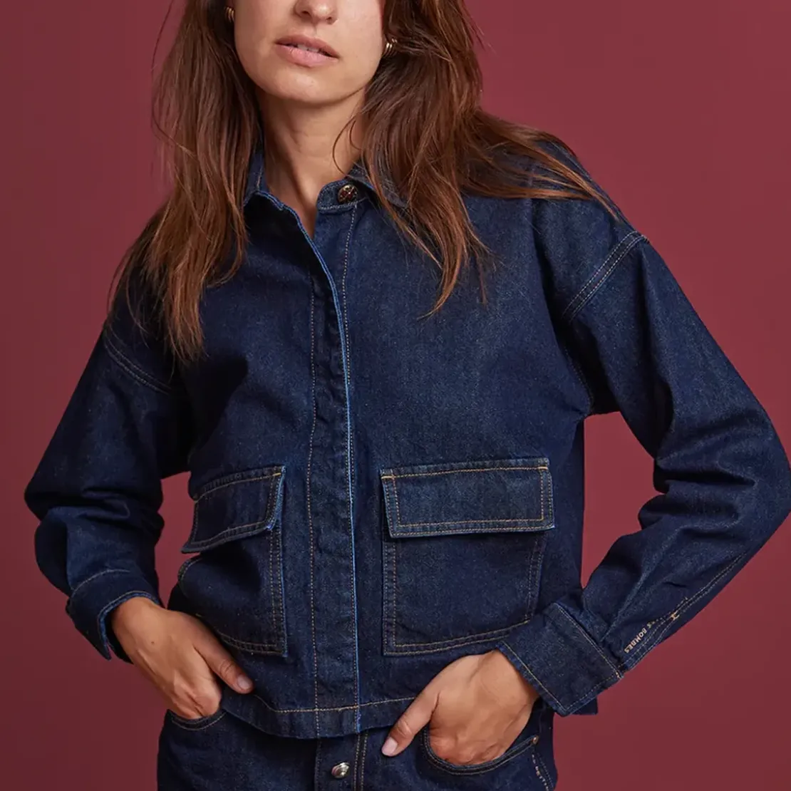 Les Petites BombesVeste en jean brut