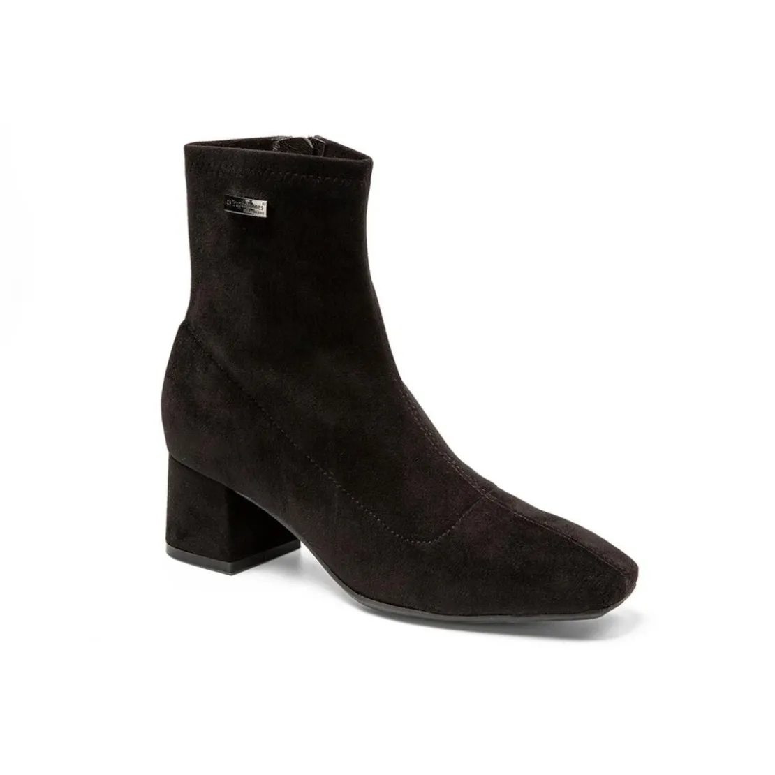 Les Tropéziennes par M.BelarbiBoots noir-suede DANIELA en cuir