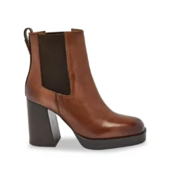 Les Tropéziennes par M.BelarbiBoots camel VANILLA en cuir