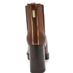 Les Tropéziennes par M.BelarbiBoots camel VANILLA en cuir