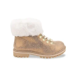 Les Tropéziennes par M.BelarbiBottes de neige femme beige léopard LACEN en cuir