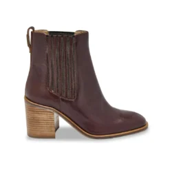Les Tropéziennes par M.BelarbiBoots - Bordeauxen cuir