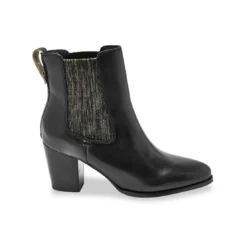 Les Tropéziennes par M.BelarbiBoots - Noir en cuir