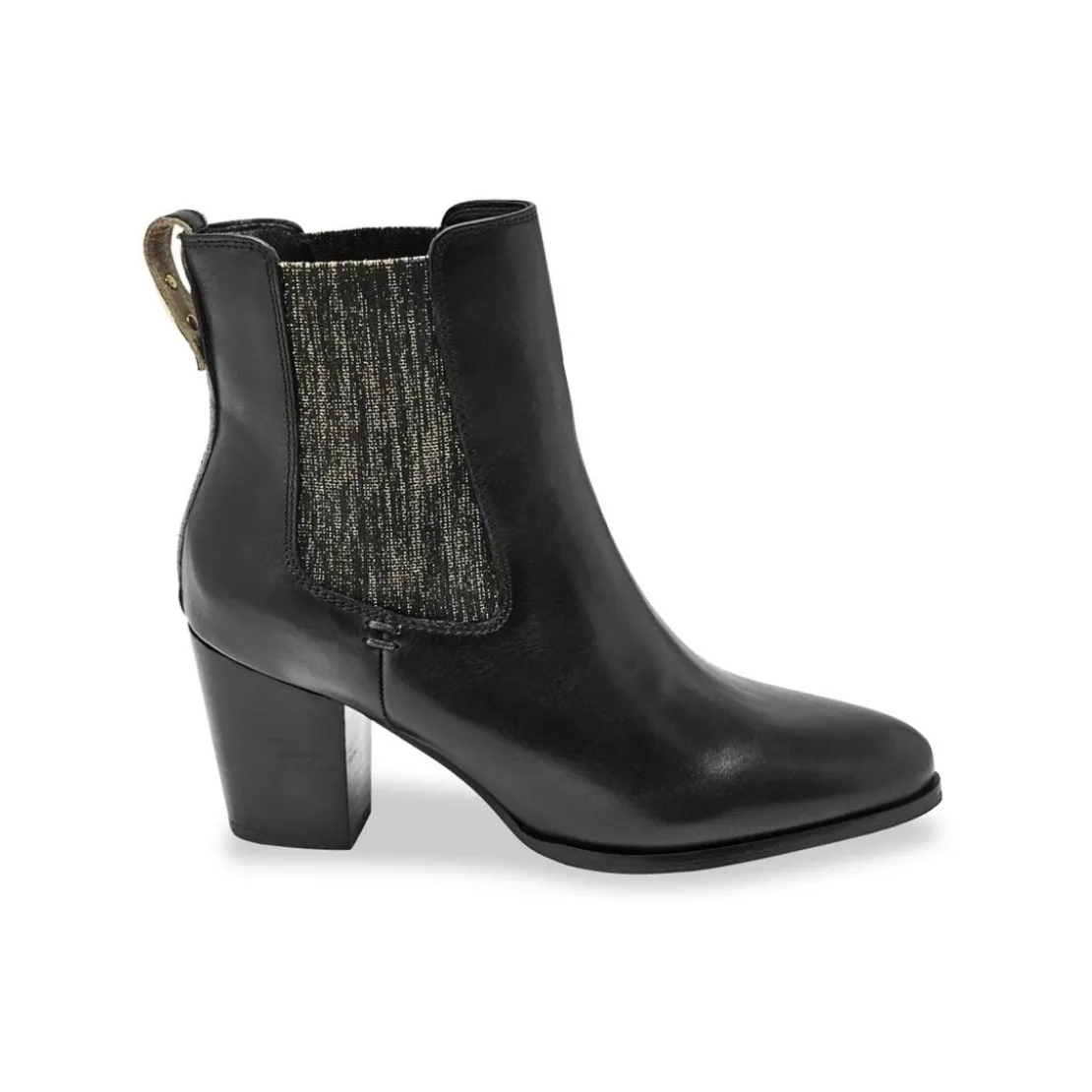 Les Tropéziennes par M.BelarbiBoots - Noir en cuir