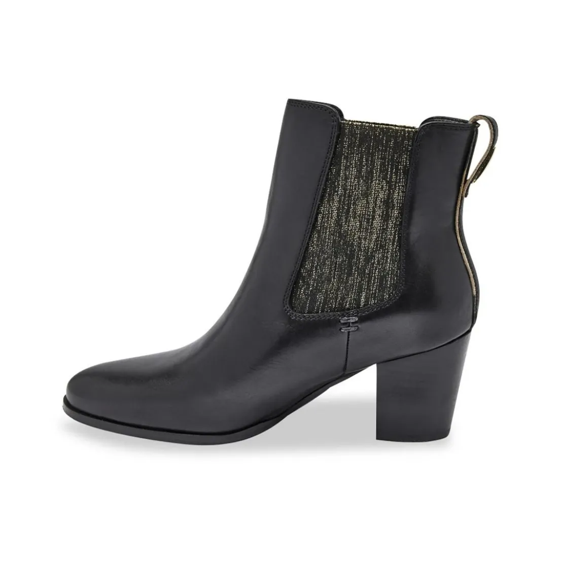 Les Tropéziennes par M.BelarbiBoots - Noir en cuir