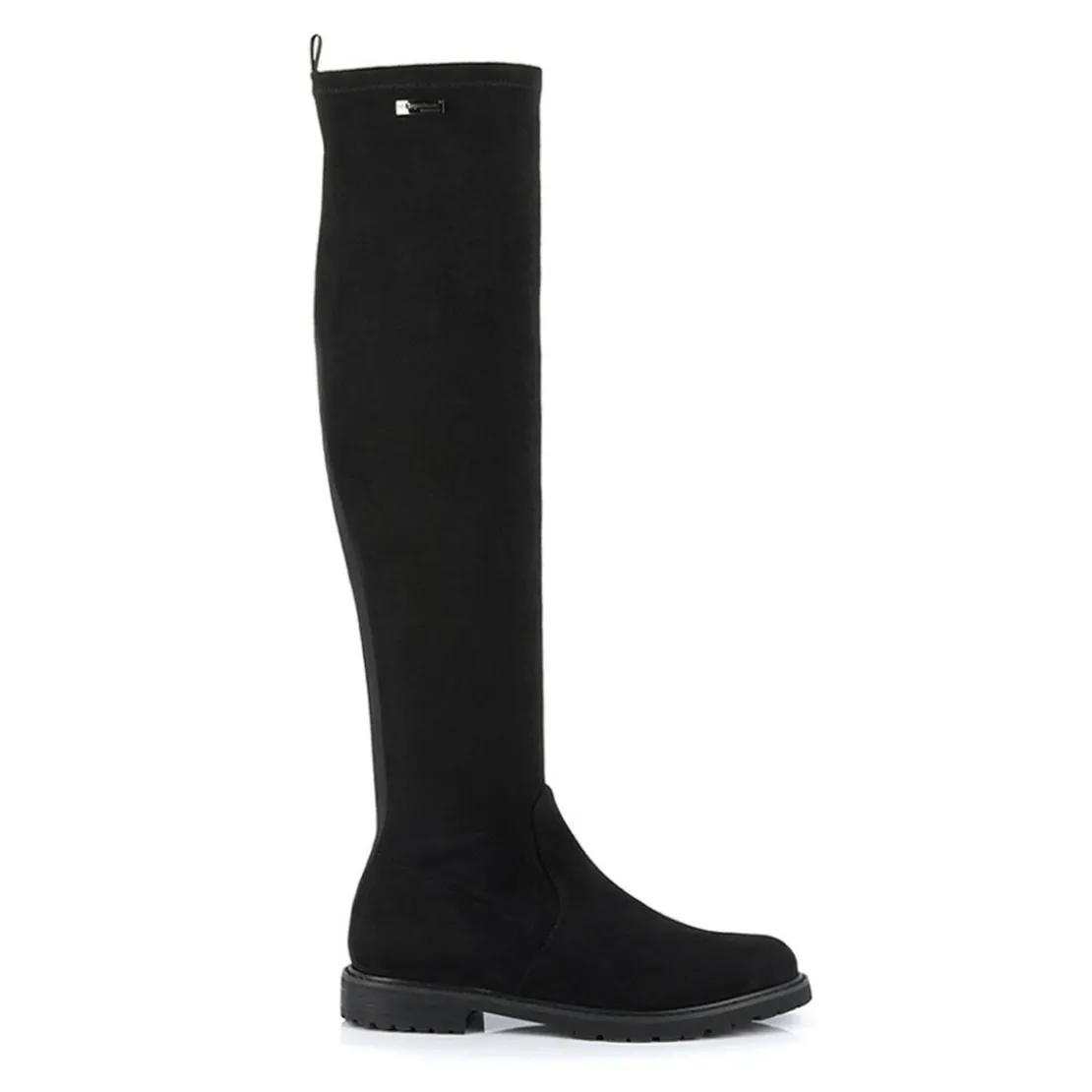 Les Tropéziennes par M.BelarbiBoots femme noir suede DOREMI