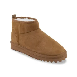 Les Tropéziennes par M.BelarbiBottes de neige femme en cuir camel CHAKIR