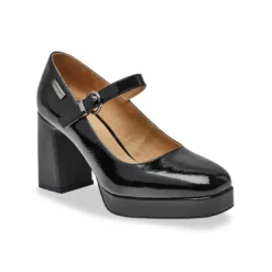 Les Tropéziennes par M.BelarbiBabies femme noir vernis DEMMY en cuir