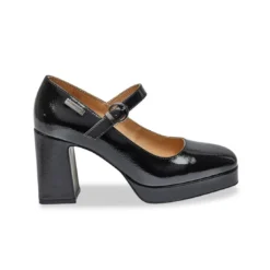 Les Tropéziennes par M.BelarbiBabies femme noir vernis DEMMY en cuir