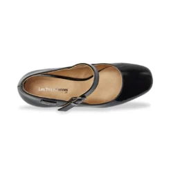 Les Tropéziennes par M.BelarbiBabies femme noir vernis DEMMY en cuir