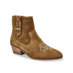 Les Tropéziennes par M.BelarbiBoots femme camel LADYZ en cuir
