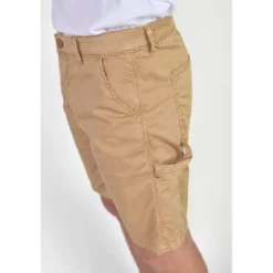 Le Temps des CerisesBermuda short NOX beige Ryan en coton