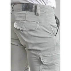 Le Temps des CerisesBermuda short DAMON gris Sven en coton