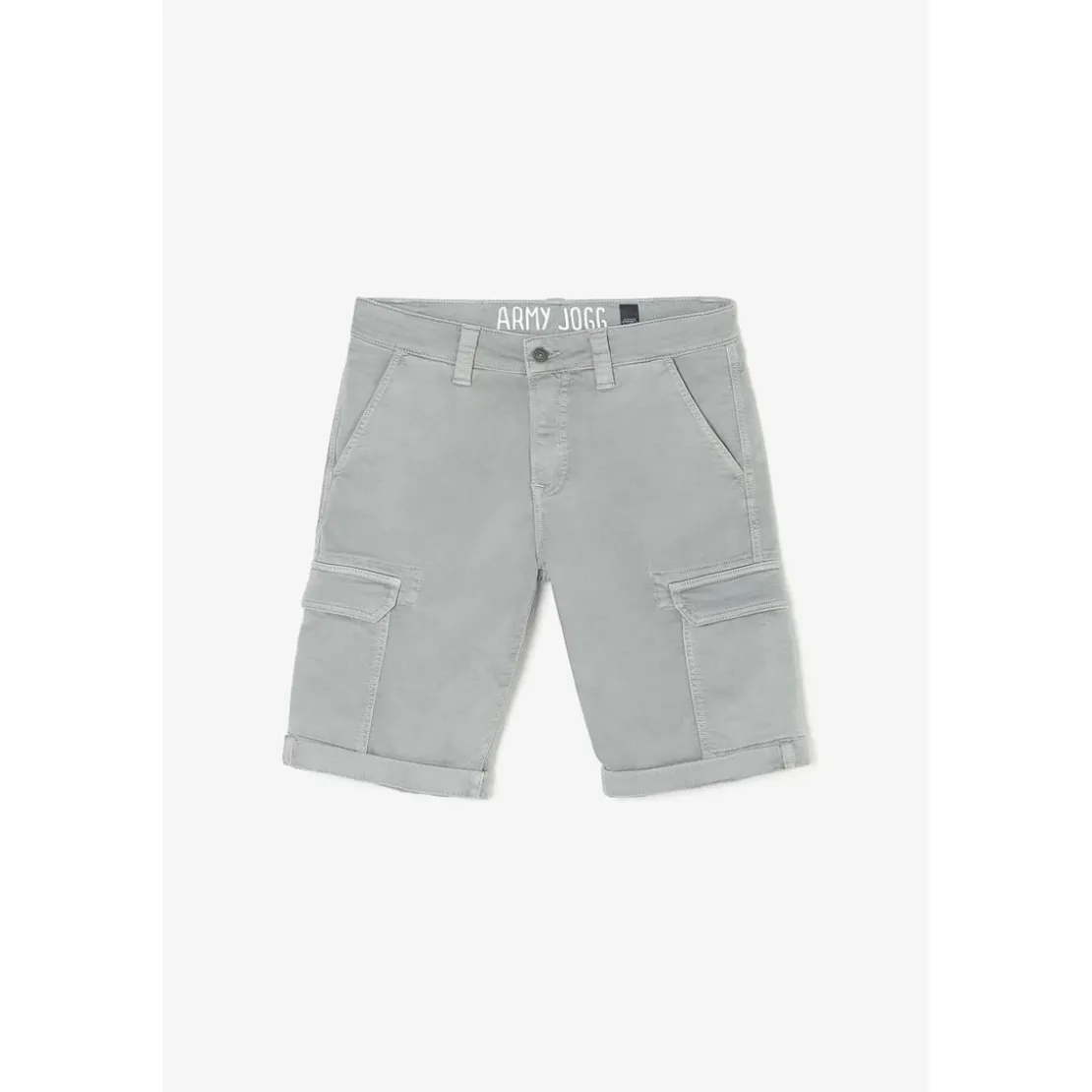 Le Temps des CerisesBermuda short DAMON gris Sven en coton