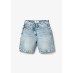Le Temps des CerisesBermuda short en jeans fille CASA bleu