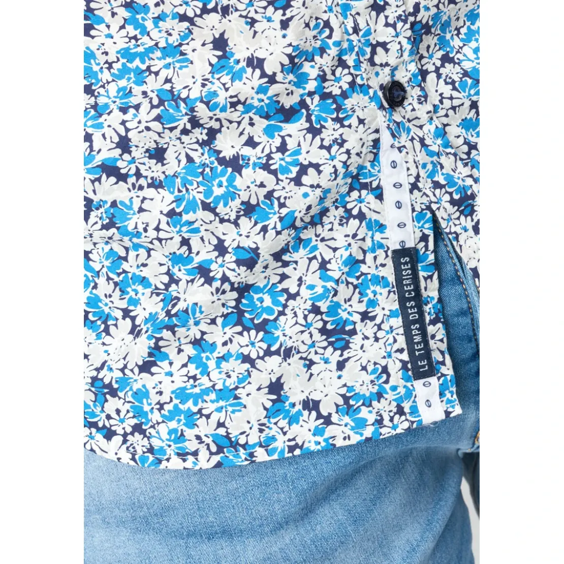 Le Temps des CerisesChemise ARIAS bleu